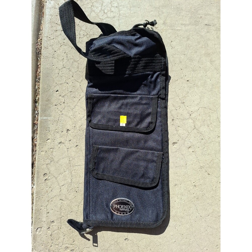 Phoenix Tuffcase Drumstick Bag Handle Without Care Black Mallet Case 18x8 NWOT